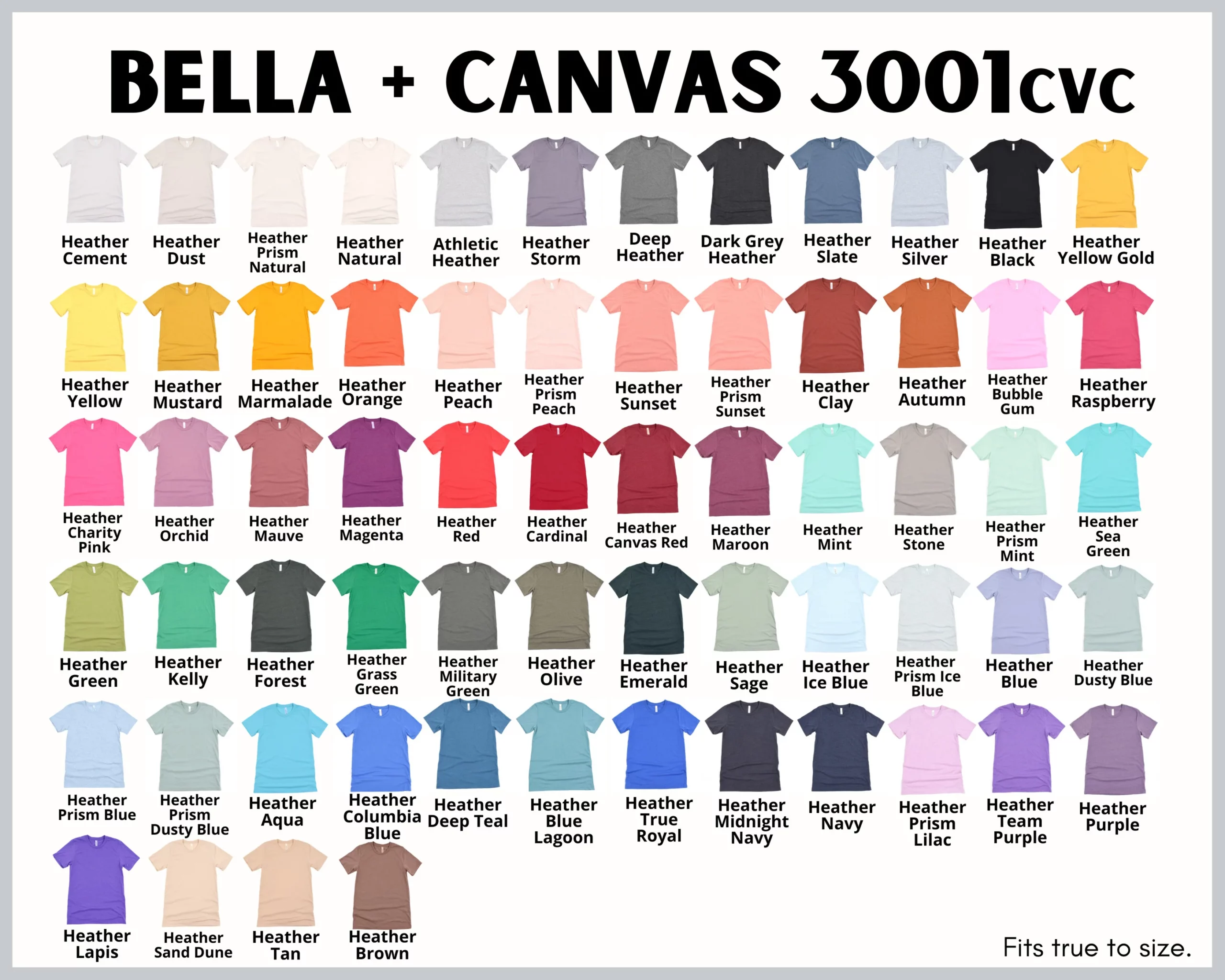 Bella Canvas® - Jersey Tee - Heather Dark Grey